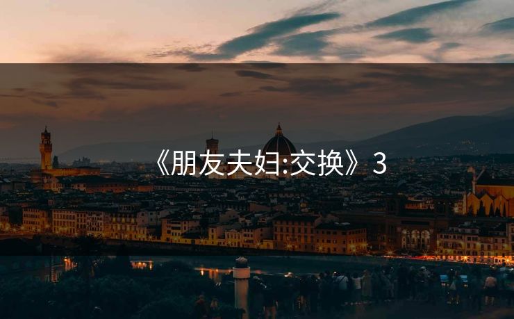 《朋友夫妇:交换》3
