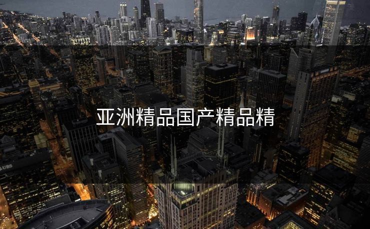 亚洲精品国产精品精